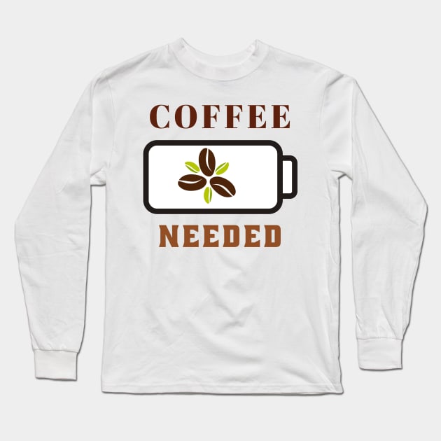 coffee, coffee lover, coffee bean, caffeine, coffee grinder, coffee gift, coffee gift idea, coffee maker Long Sleeve T-Shirt by Shadowbyte91